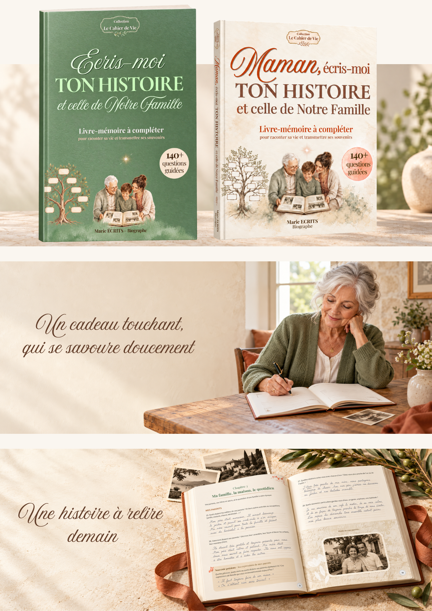 Cahier de Vie - Guide pratique à remplir de ses souvenirs